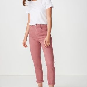 Cotton On dusty rose skinny jeans size 8 USA